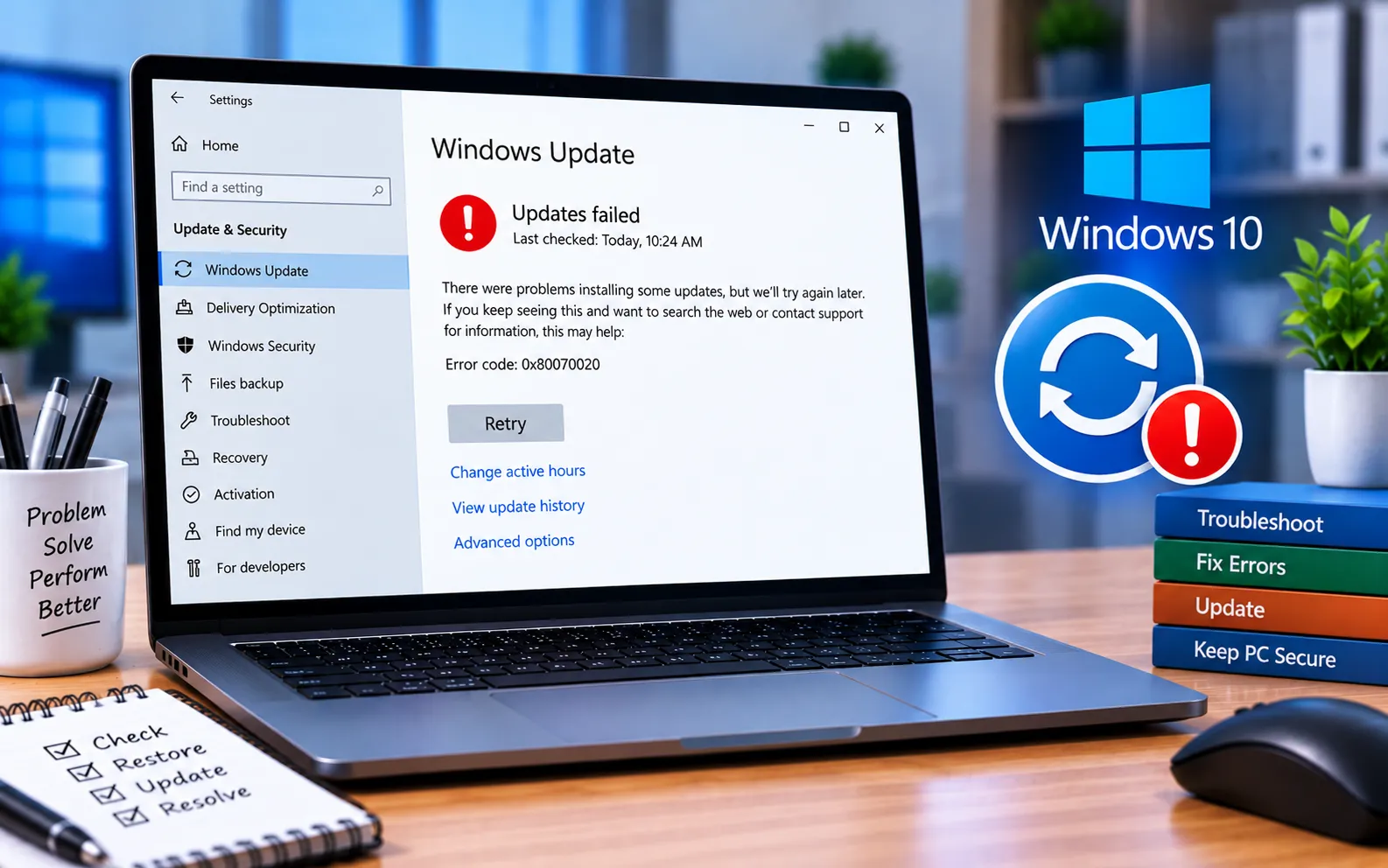 Windows 10 Update Fail Error fix